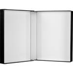 Print File Black Clamshell Archival Portfolio Box - 8.5 x 10.5 x 2"