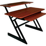 QuikLok Z-250 BK/CY  3-Shelf Computer Workstation (Cherry)