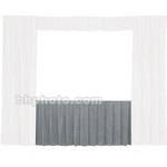 Da-Lite Fast-Fold Standard and Deluxe Skirt Gray 77139G