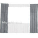 Da-Lite 30-in. Wide Wing Drapes - Pair (Gray) 41097G