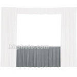 Da-Lite Fast-Fold Standard and Deluxe Skirt Gray 41143G