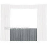 Da-Lite Fast-Fold Standard and Deluxe Skirt Gray 41145G
