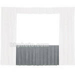 Da-Lite Fast-Fold Standard and Deluxe Skirt Gray 41150G