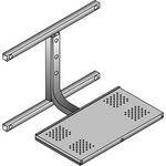 Advance WMLS-22  Locking Wall Mount Shelf - For 17 - 20"   (43.2 - 50.8cm) Diagonal TVs (Black)