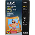Epson Glossy Photo Paper Borderless - 4x6" - 50 Sheets