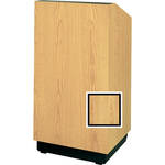 Da-Lite Floor Lectern, 48" Multi-Media - The Lexington - Light Oak Laminate