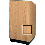 Da-Lite Floor Lectern, 48" Multi-Media - The Lexington - Light Oak Veneer