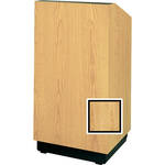 Da-Lite Floor Lectern, 48" Multi-Media - The Lexington - Medium Oak Veneer