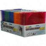 Merit Line Slim Colored CD Jewel Case (50)