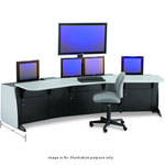 Winsted Prestige Series C5151 110" Slim-Line LCD Console With Plasma Mount