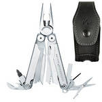 Leatherman Wave Multi-Tool (Stainless with Premium Leather Sheath)
