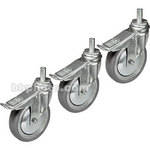 Manfrotto 251 Wheel Set with Brakes - for Wind-Up Stands