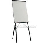 Draper Porcelain Whiteboard/Black Epoxy Powdercoat Writing Easel, OP850