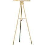 Draper Gold Anodized 6' Folding Poster Easel, DR250