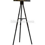 Draper Black Anodized 6' Folding Poster Easel, DR270
