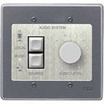 RDL RCX-2 - Wall-Mount Rotary Room Control for RCX-5CM (Stainless Steel)