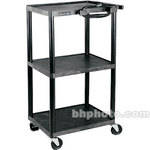 Hamilton Buhl A/V Cart, Polyethylene, Adjustable 16, 26, 34, and 42"