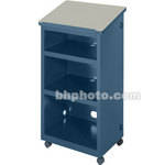 Bretford Mobile Lectern w/ 2" Twin-Wheel Casters (24.0 x 16.0 x 45.0") - Topaz Base w/ a Grey Mist Top