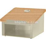 Bretford Tabletop Lectern (18.0 x 20.0 x 13.5") - Putty Beige Base & a Maple Top