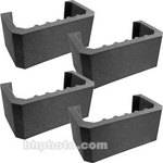Auralex SonoCollar (Charcoal Grey) - 4 Pieces