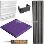 Auralex SFS-184 SonoFlat System (Purple/Charcoal Grey)