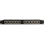 TecNec PBXLR-4 (12) Male XLR to (12) Female XLR Patch Bay