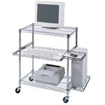 Luxor Wire Workstation (Chrome)