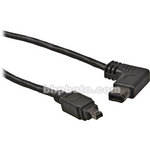 Vitec Multimedia FireWire 6-pin to 4-pin Angled DV Cable - 23"
