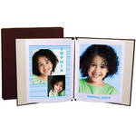 Lineco Digital Postbound Album - 9.5 x 11" - European Bookcloth - Chocolate