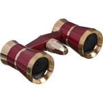 LaScala Optics 3x25 Othello Opera Glass (Burgundy & Gold)