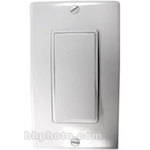 Vutec Decorator Paddle Wall Switch with Plate - White