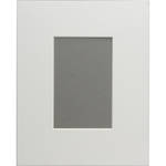 Savage ProMatte Mount - 8 x 10" with 4 x 6" Opening - Polar White