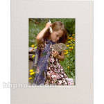 Savage ProMatte Mount - 8 x 10" with 5 x 7" Opening - Polar White