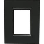Savage ProMatte - 8 x 10" Mat to Hold 4 x 6" Print - Matte Black/Matte Black
