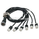 Mole-Richardson Socapex Cable Adapter - Male to 6 Female