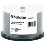 Verbatim CD-R White Inkjet Printable Disc (50)