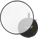 Impact Collapsible Circular Reflector Disc - White Translucent - 12"