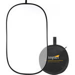 Impact Collapsible Oval Reflector Disc - White Translucent - 41x74"