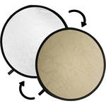 Impact Collapsible Circular Reflector Disc - Soft Gold/White - 12"