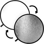 Impact Collapsible Circular Reflector Disc - Silver/White - 12"