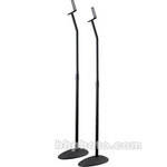 Sanus HF1B - Adjustable Satellite Speaker Stand - Pair - Black