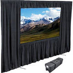 Draper Dress Kit for Ultimate Folding Screen with Case - 7'6"x 10' - Black