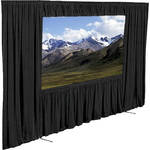 Draper Dress Kit for Ultimate Folding Screen without Case - 85 x 115" - Black