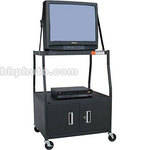Vutec 48" Wide TV Cart w/Lock Cabinet/Elec