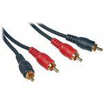 Comprehensive 2PP-2PP-15ST 2 RCA Male to 2 RCA Male Cable - 15' (4.57 m)