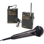 Azden WMS-PRO VHF Wireless Lavalier Handheld Mic System
