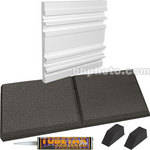 Auralex TruTraps Genesis System (Charcoal Grey/White)