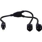 Hosa Technology YAC-406 Grounded Edison Y-Cable