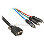 Comprehensive HR Pro Series VGA HD15 to 3x RCA Component Cable - 50'