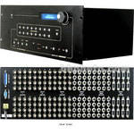 Knox Video Technologies MediaFlex8BAL-VGA Composite Video, Balanced Stereo & VGA Switcher